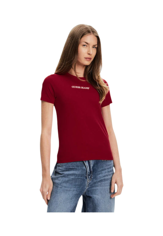 GUESS T-Shirt Donna Bordeaux W4YI01J1314-AI26-G5M3