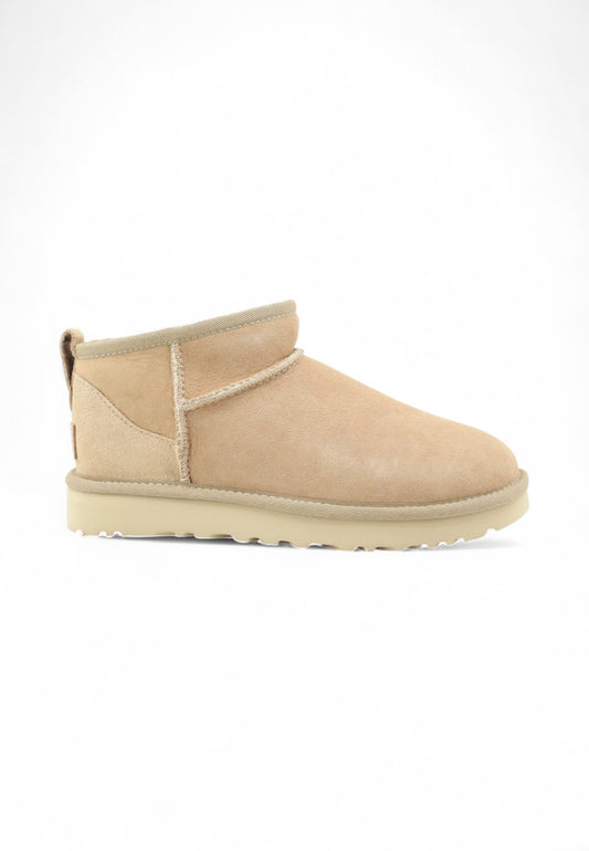UGG W Classic Ultra Mini II Stivaletti Donna Beige W116109-SAN-AI26