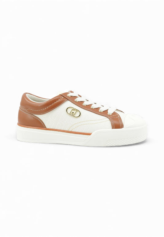 LIU JO Sneakers Donna Bianco Marrone BA6055TX304S3804-PE26