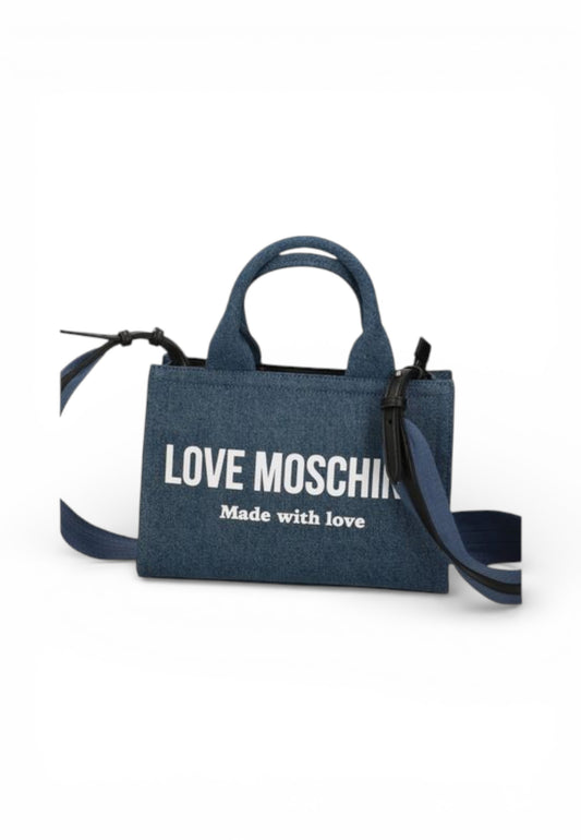 LOVE MOSCHINO Borsa A Mano Donna Blu Denim JC4055PP1OLG170A-PE26
