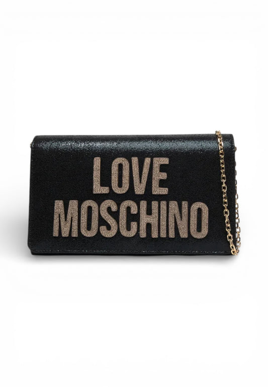 LOVE MOSCHINO Borsa Tracolla Donna Nero Beige Glitter JC4104PP1OLK0000-PE26