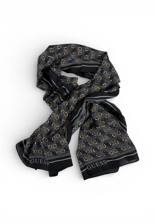 GUESS Pashmina Donna Nero Grigio Oro AW5450POL03-PE26-CLO