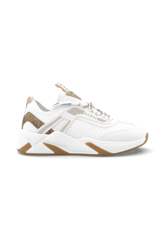 GUESS Sneakers Donna Bianco Beige FLPGENFAP12-PE26-WHITE
