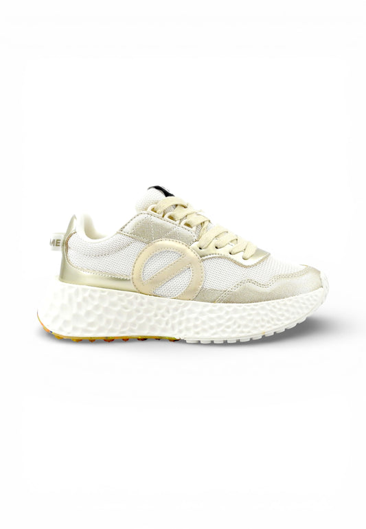 NO NAME Sneakers Donna Bianco Oro NNVEGL04DO-PE26