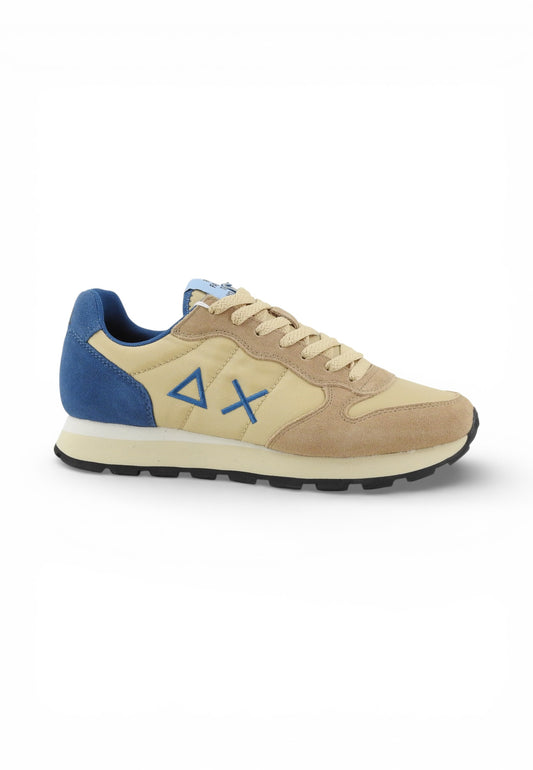 SUN68 Sneakers Uomo Beige Blu Z36106-PE26-16