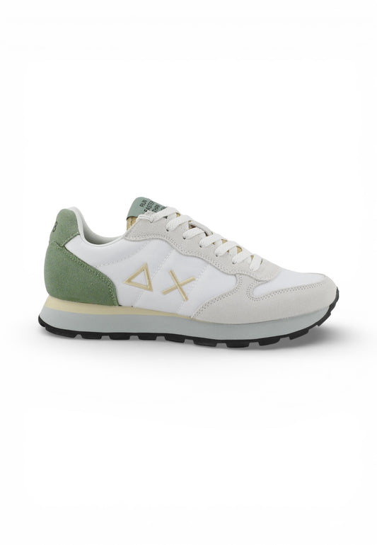 SUN68 Sneakers Uomo Bianco Beige Verde Z36106-PE26-01