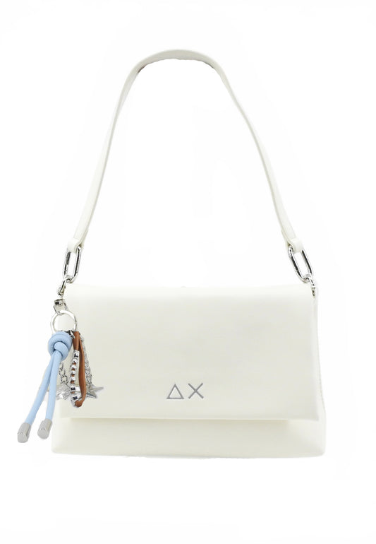 SUN68 Borsa A Spalla Donna Bianco Y36214-PE26-31
