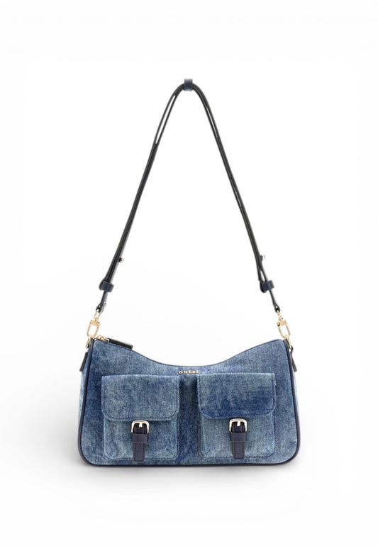 GUESS Borsa A Spalla Donna Blu Denim HWDG9930170-PE26-DEN