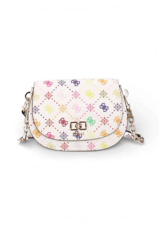 GUESS Borsa Tracolla Donna Bianco Multicolore HWGM9928200-PE26-MUO