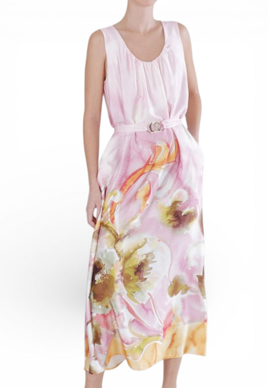 CAFE NOIR Abito Donna Rosa Fiori C7JA0289-PE26-R062