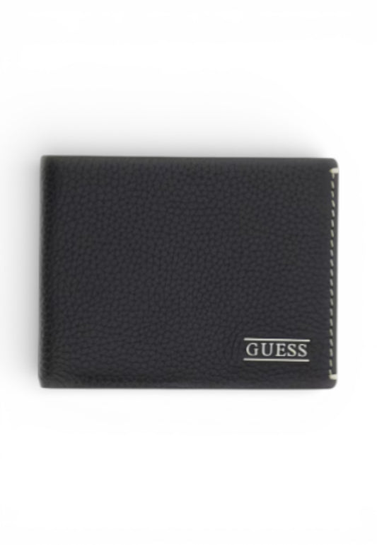 GUESS Portafogli Uomo Nero SMBOGSLEA20-PE26-BLA