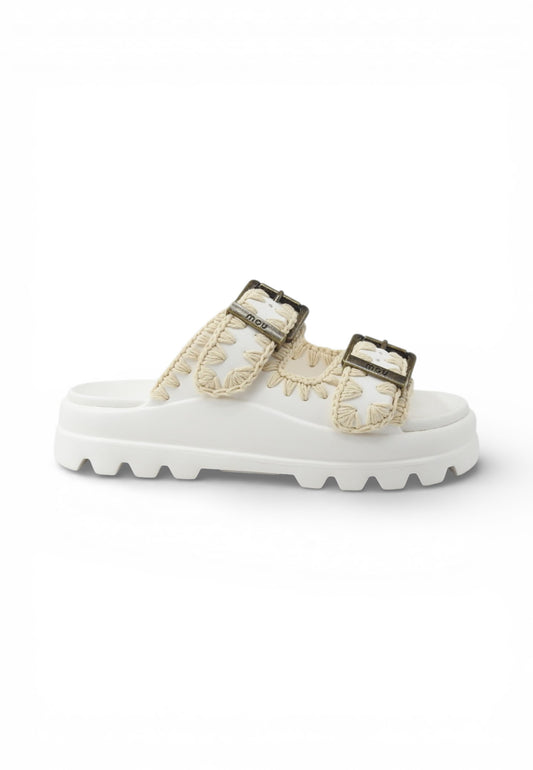 MOU Ciabatte Eva Donna Bianco MU.SW661001N-PE26-WHI