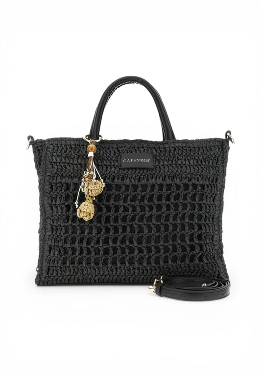 CAFE NOIR Borsa A Mano Donna Nero C3VD1003-PE26-N078