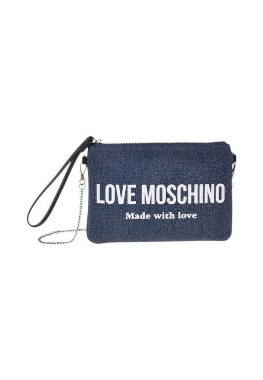 LOVE MOSCHINO Borsa Pochette Donna Blu Denim JC4060PP1OLG170A-PE26