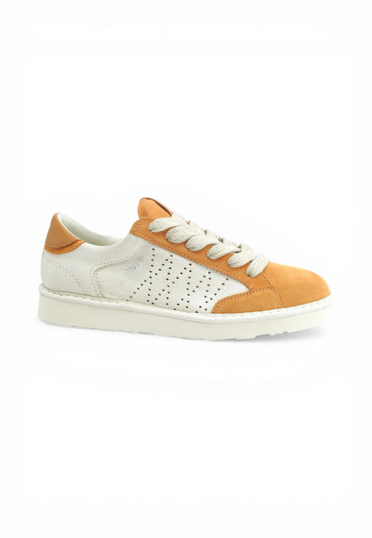 PAN CHIC Sneakers Uomo Bianco Marrone P001M033-02263080-PE26
