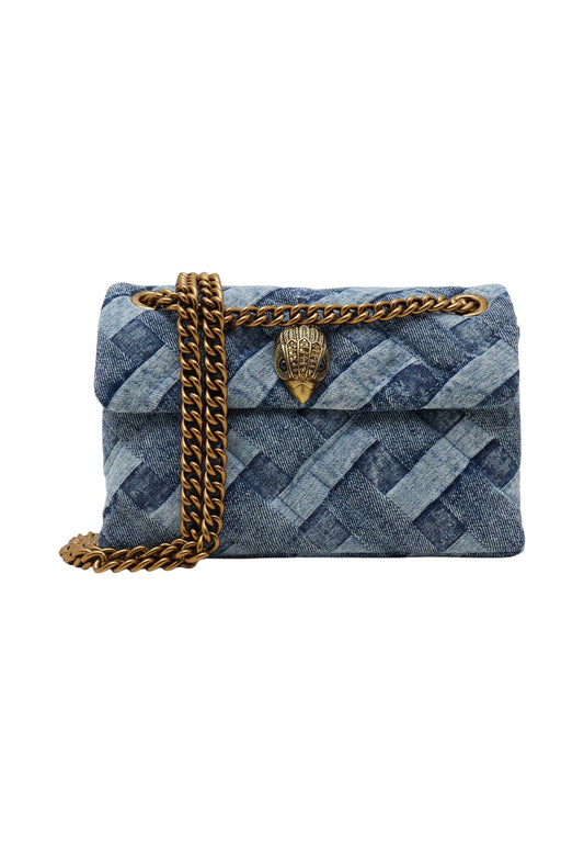 KURT GEIGER Borsa A Spalla Donna Blu Denim 8885588669-PE26