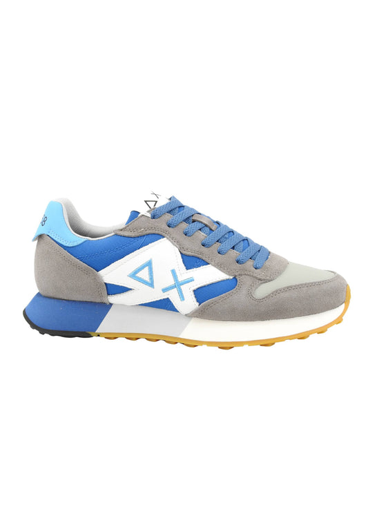 SUN68 Sneakers Uomo Grigio Azzurro Bianco Z36116-PE26-0658