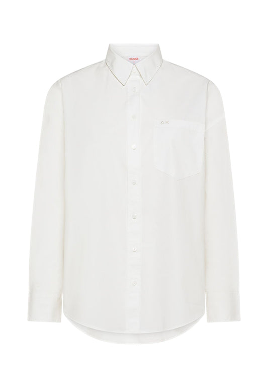 SUN68 Camicia Donna Bianco S36201-PE26-31
