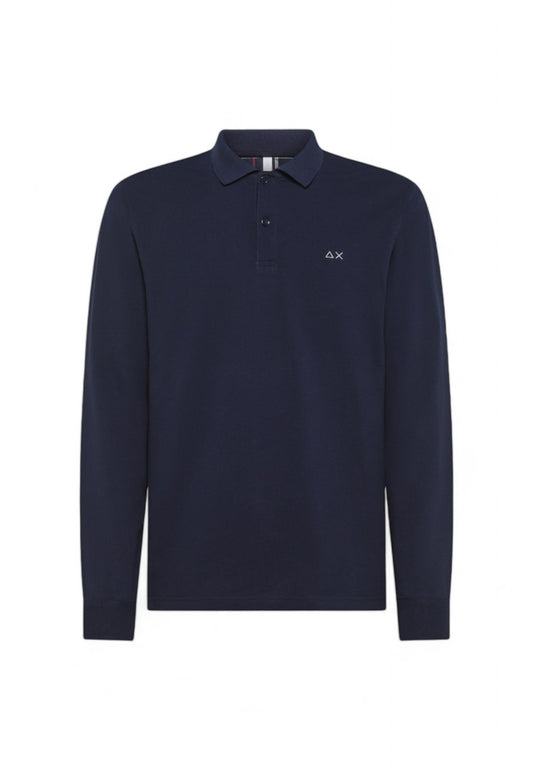 SUN68 POLO UOMO BLU A44110