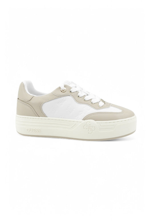 GUESS Sneakers Donna Bianco Beige FLPSWOFAL12-PE25-WHBEI