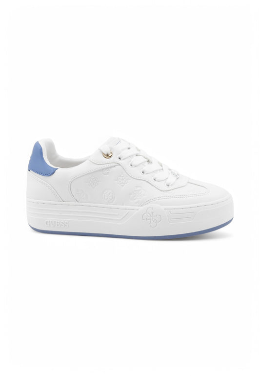 GUESS Sneakers Donna Bianco Azzurro FLPSWOFAL12-PE25-WHBLU