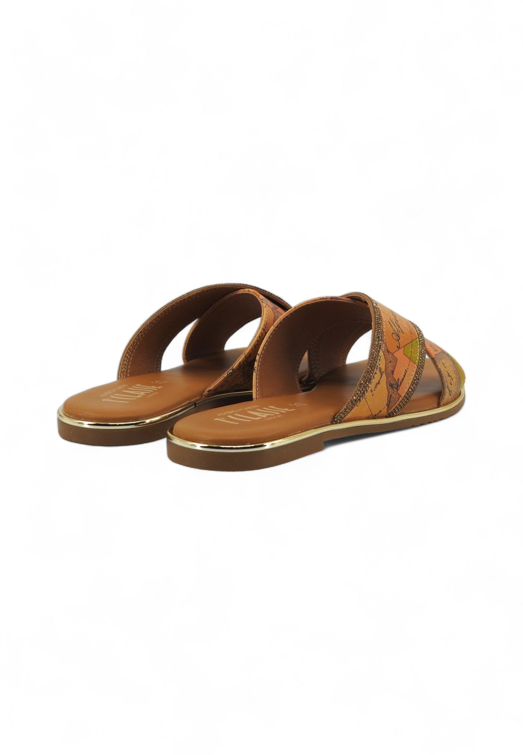 ALVIERO MARTINI 1° CLASSE Ciabatta Donna Geo Beige Marrone N1836-0371 - Sandrini Calzature e Abbigliamento
