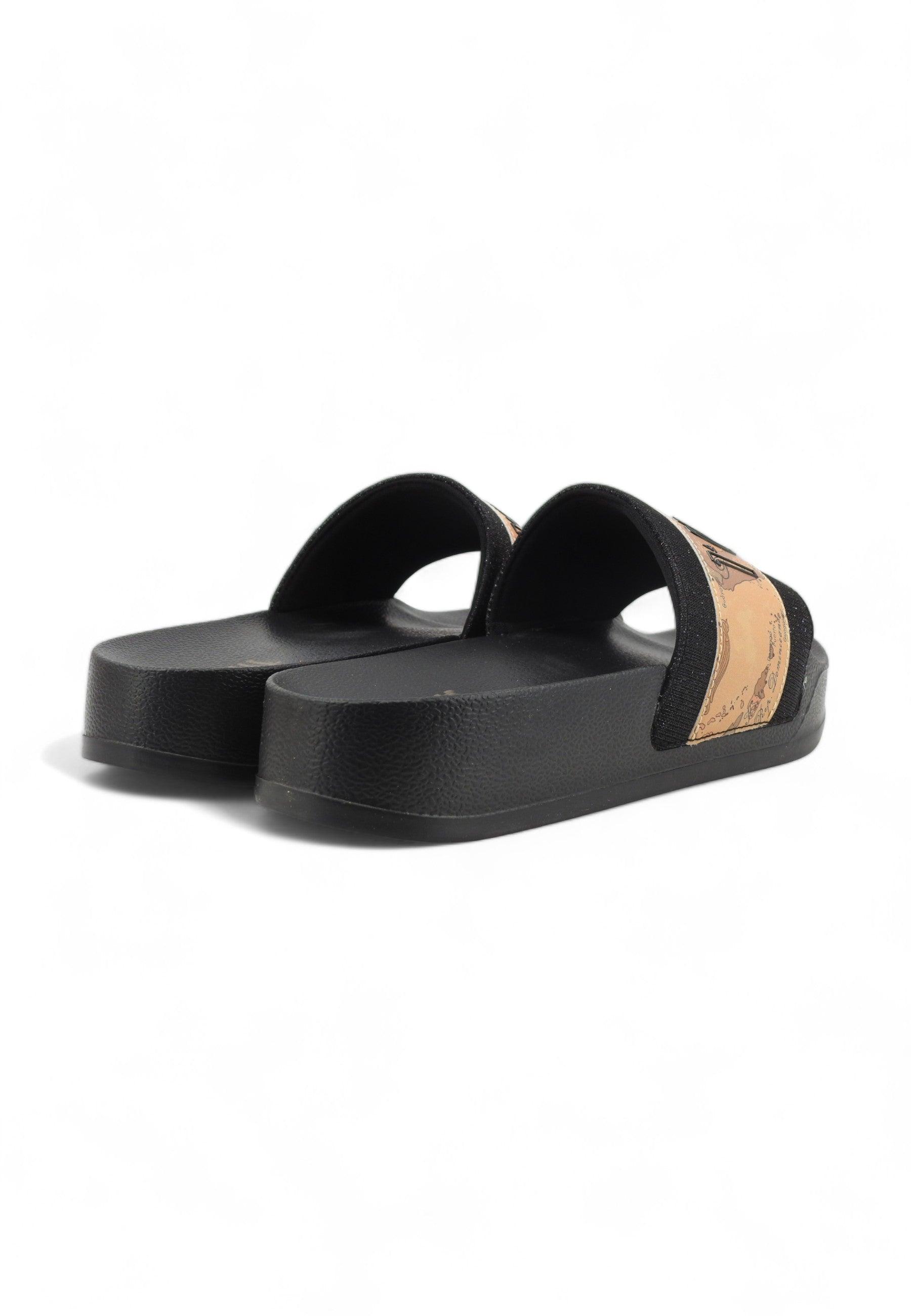 ALVIERO MARTINI 1° CLASSE Ciabatta Platform Donna Black Geo Beige N1890-0513 - Sandrini Calzature e Abbigliamento