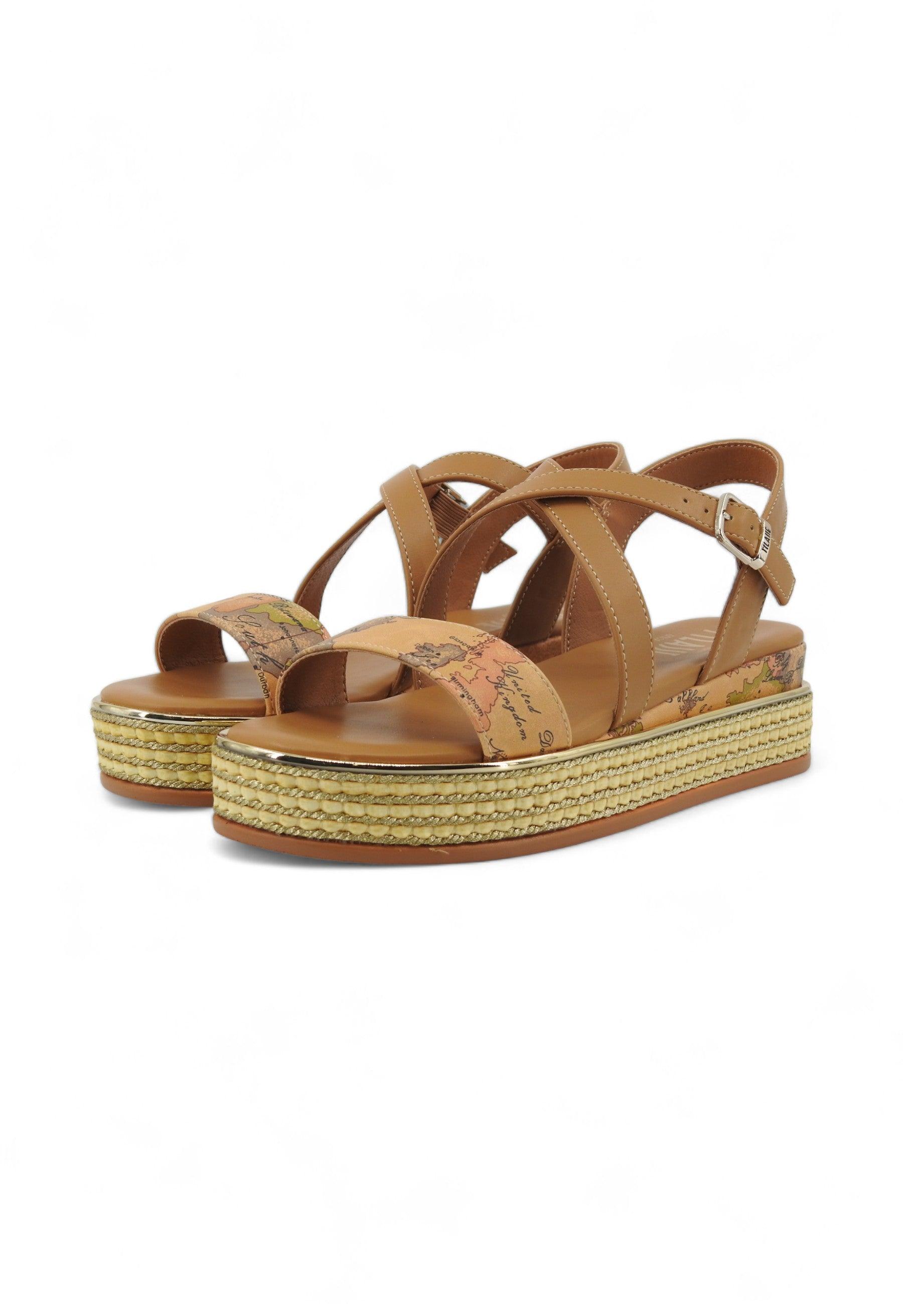 ALVIERO MARTINI 1° CLASSE Sandalo Donna Geo Beige Cuoio N1872-0371 - Sandrini Calzature e Abbigliamento