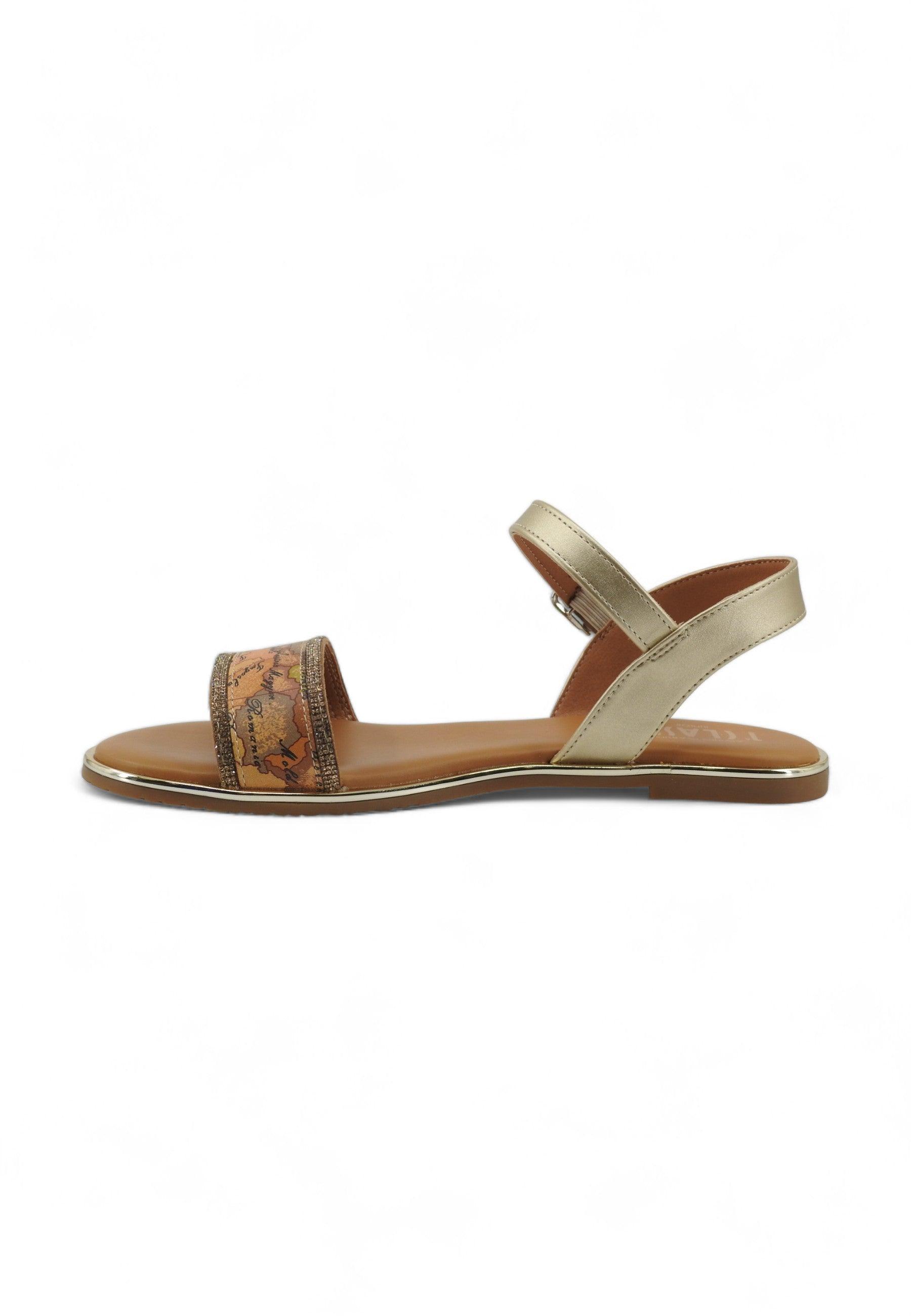ALVIERO MARTINI 1° CLASSE Sandalo Donna Geo Beige Platino N1837-0371 - Sandrini Calzature e Abbigliamento