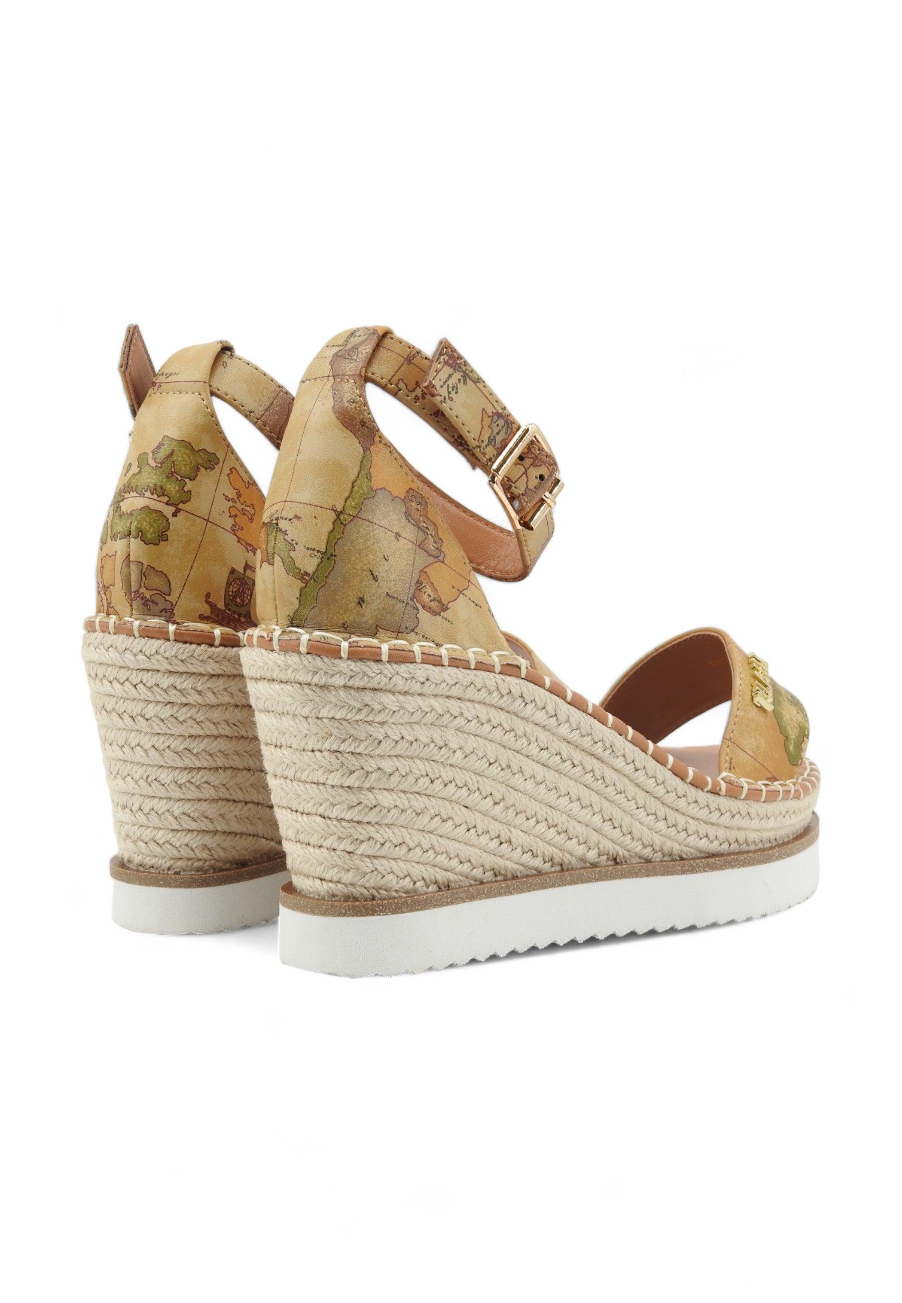 ALVIERO MARTINI 1° CLASSE Sandalo Zeppa Donna Natural Beige Z0807-9820 - Sandrini Calzature e Abbigliamento