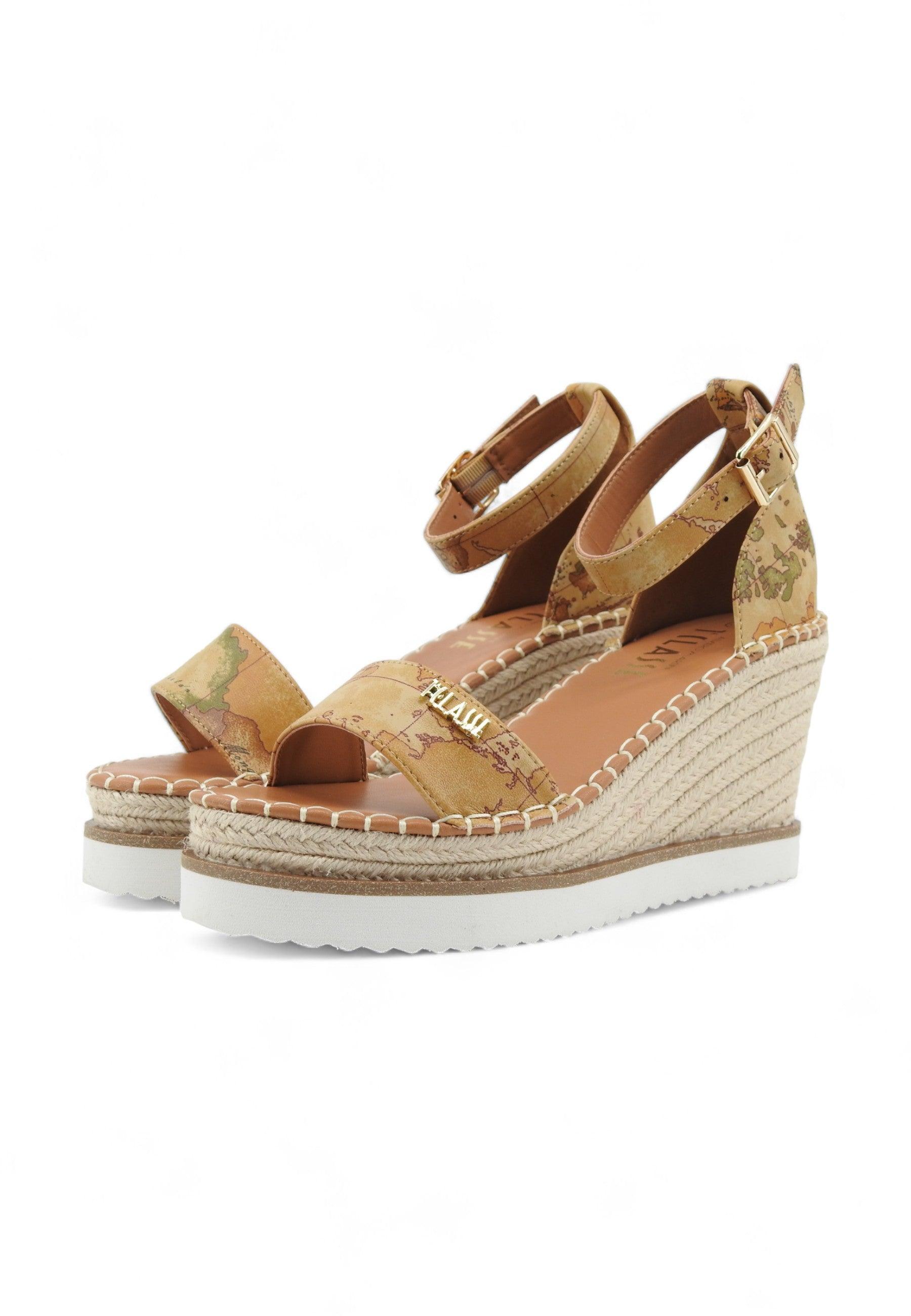 ALVIERO MARTINI 1° CLASSE Sandalo Zeppa Donna Natural Beige Z0807-9820 - Sandrini Calzature e Abbigliamento