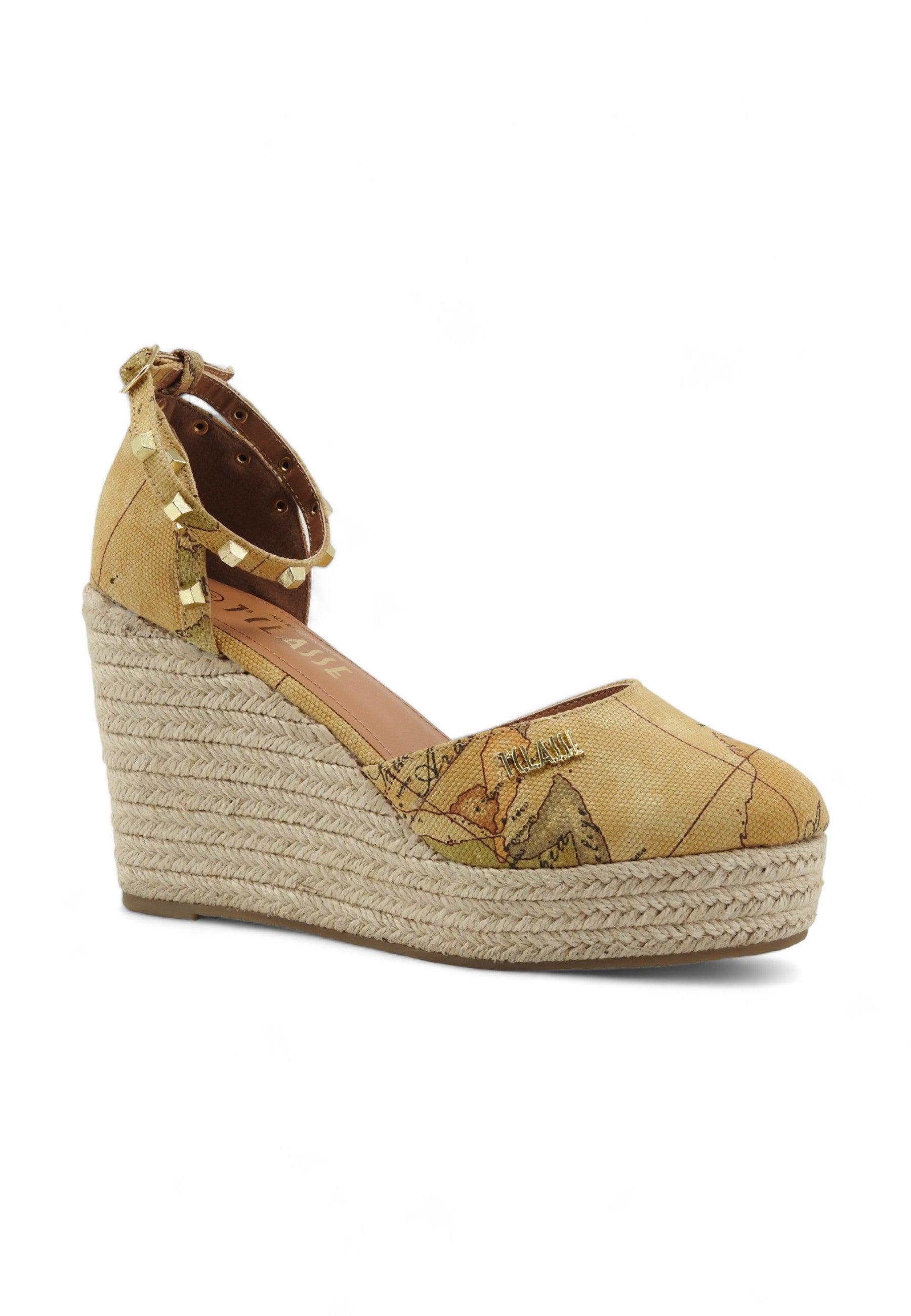 ALVIERO MARTINI 1° CLASSE Sandalo Zeppa Donna Natural Beige Z0808-9391 - Sandrini Calzature e Abbigliamento