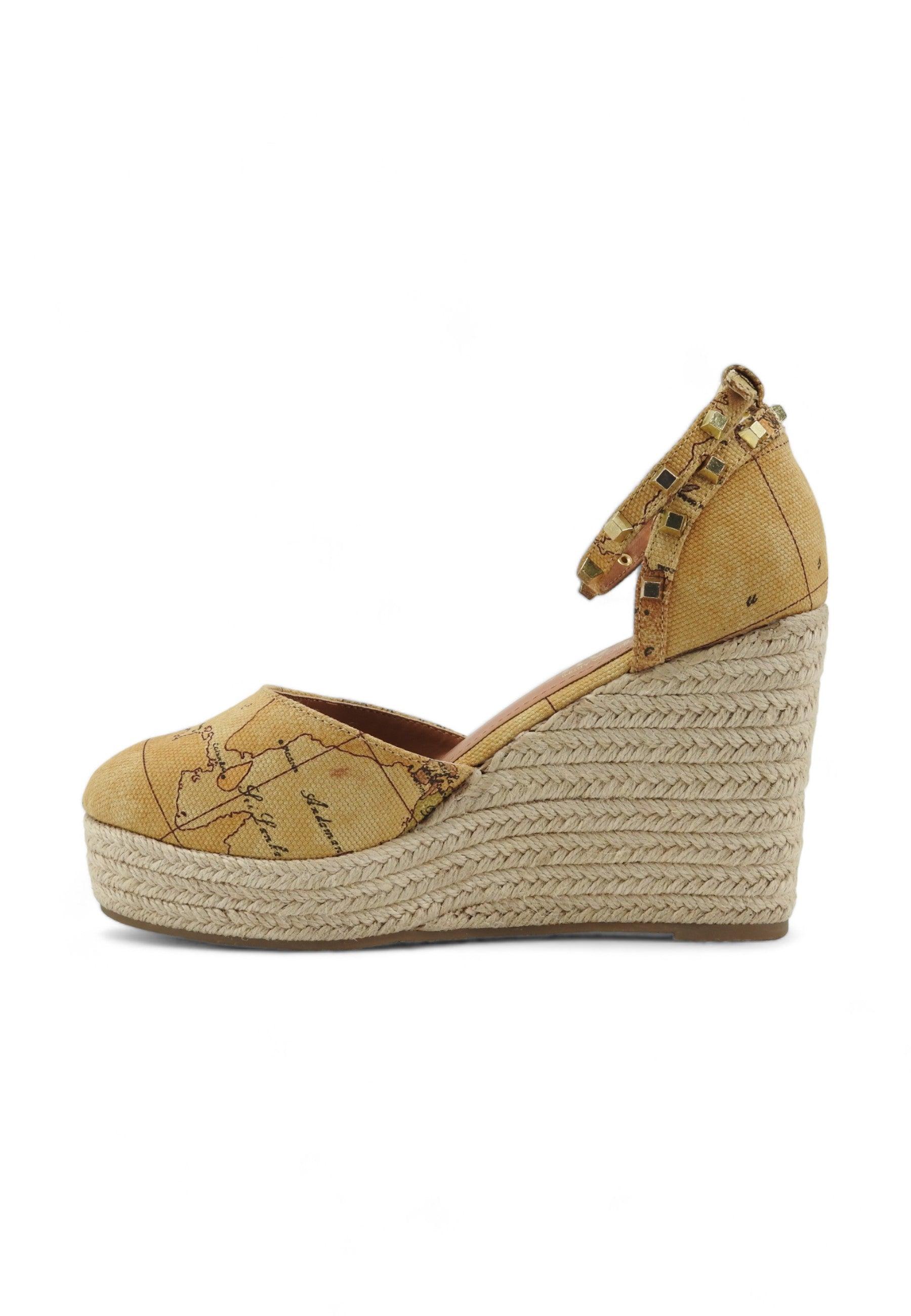 ALVIERO MARTINI 1° CLASSE Sandalo Zeppa Donna Natural Beige Z0808-9391 - Sandrini Calzature e Abbigliamento