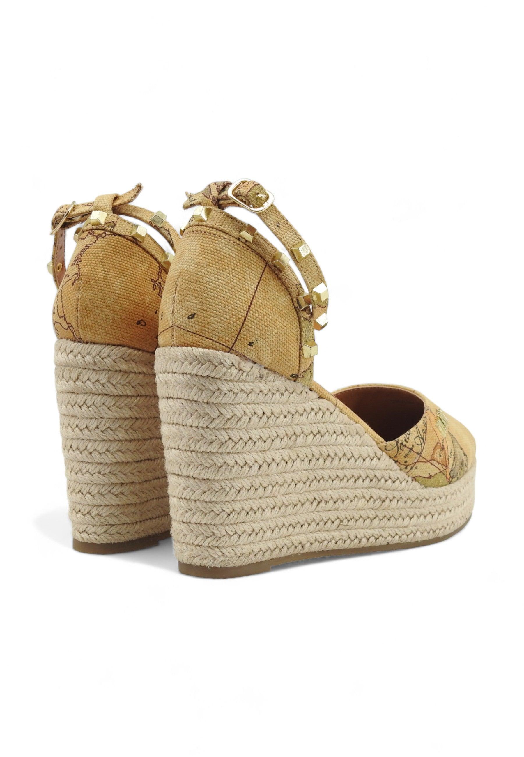 ALVIERO MARTINI 1° CLASSE Sandalo Zeppa Donna Natural Beige Z0808-9391 - Sandrini Calzature e Abbigliamento