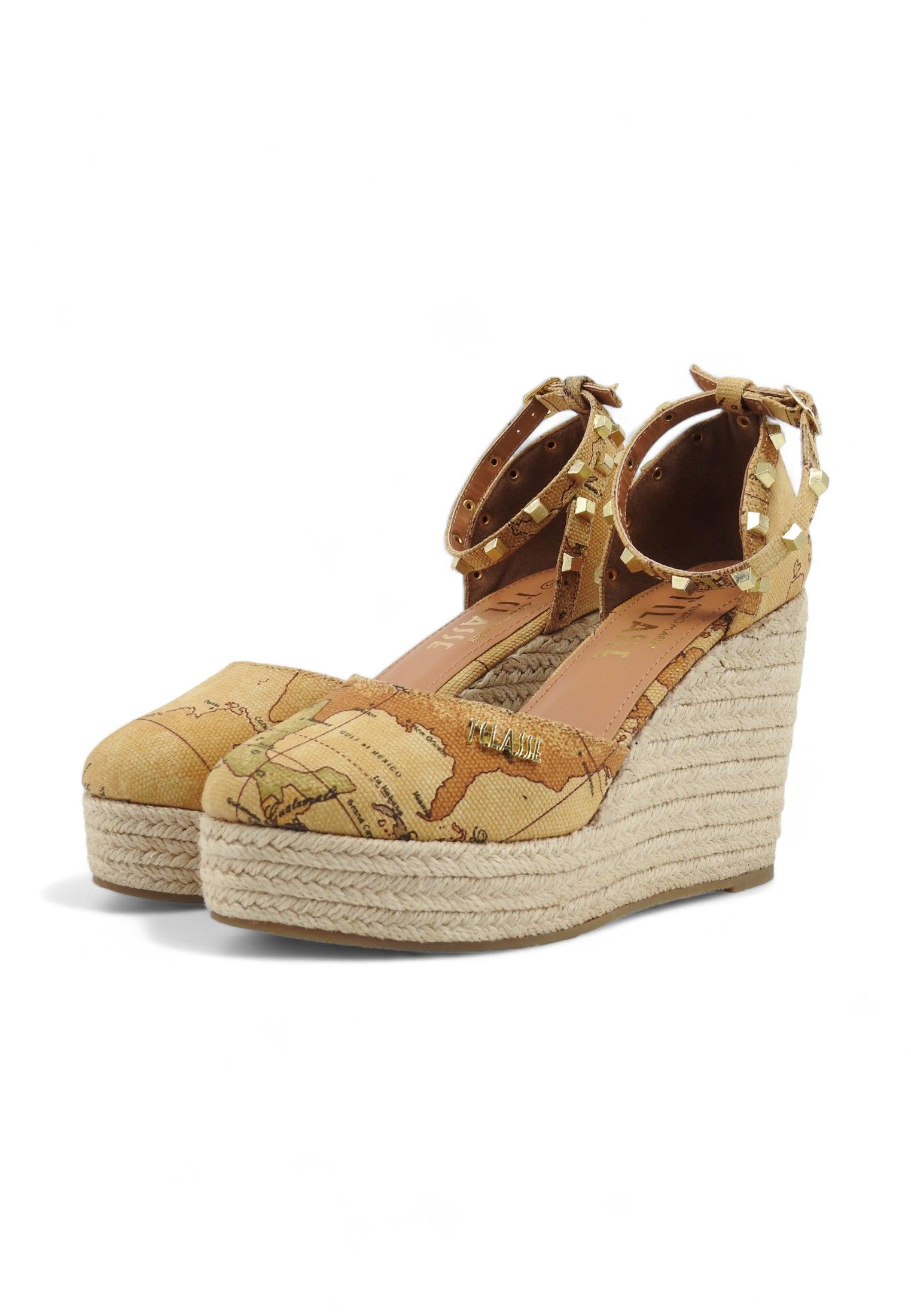 ALVIERO MARTINI 1° CLASSE Sandalo Zeppa Donna Natural Beige Z0808-9391 - Sandrini Calzature e Abbigliamento