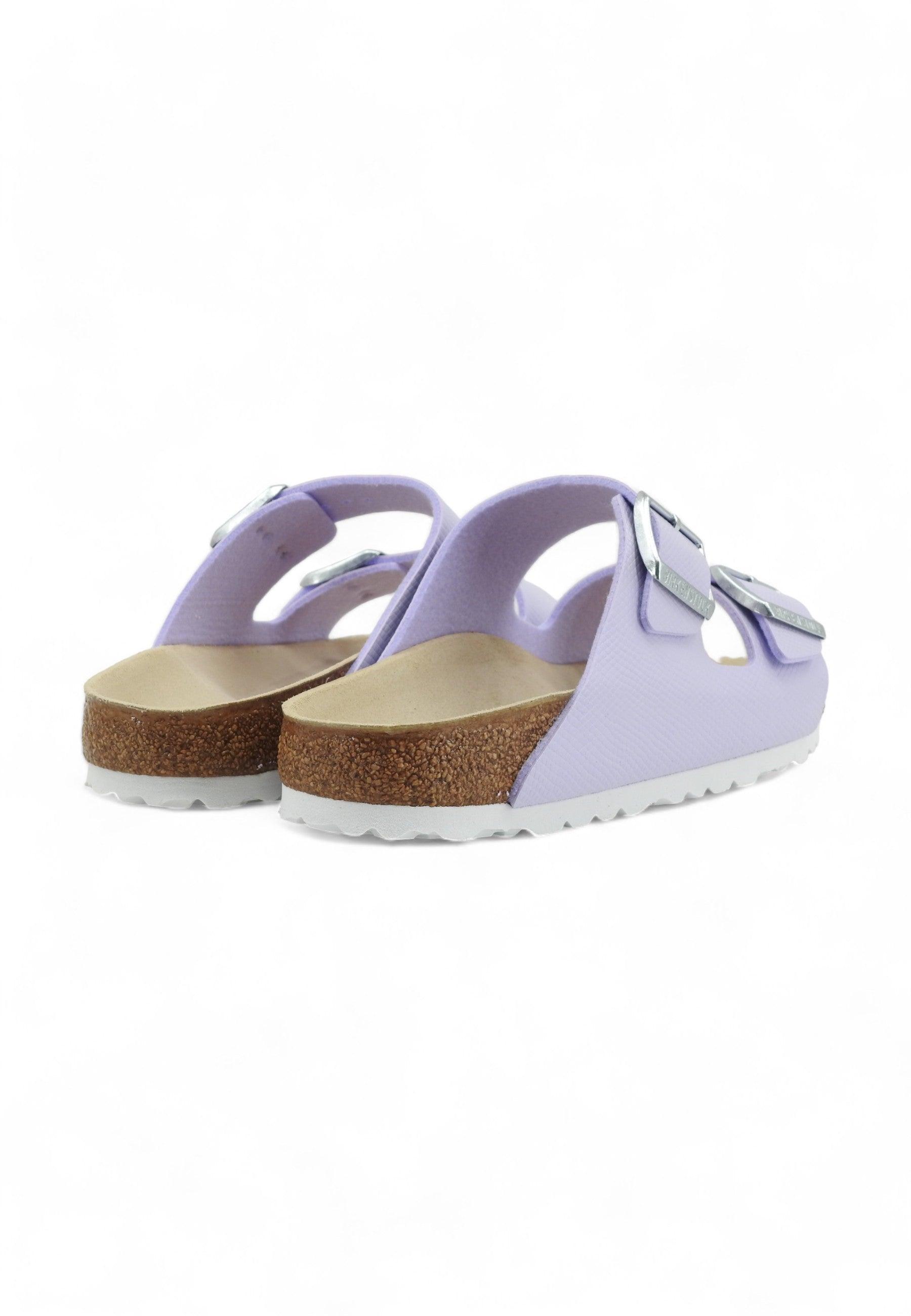BIRKENSTOCK Arizona Ciabatta Donna Shiny Lizard Purple Fog 1026446 - Sandrini Calzature e Abbigliamento