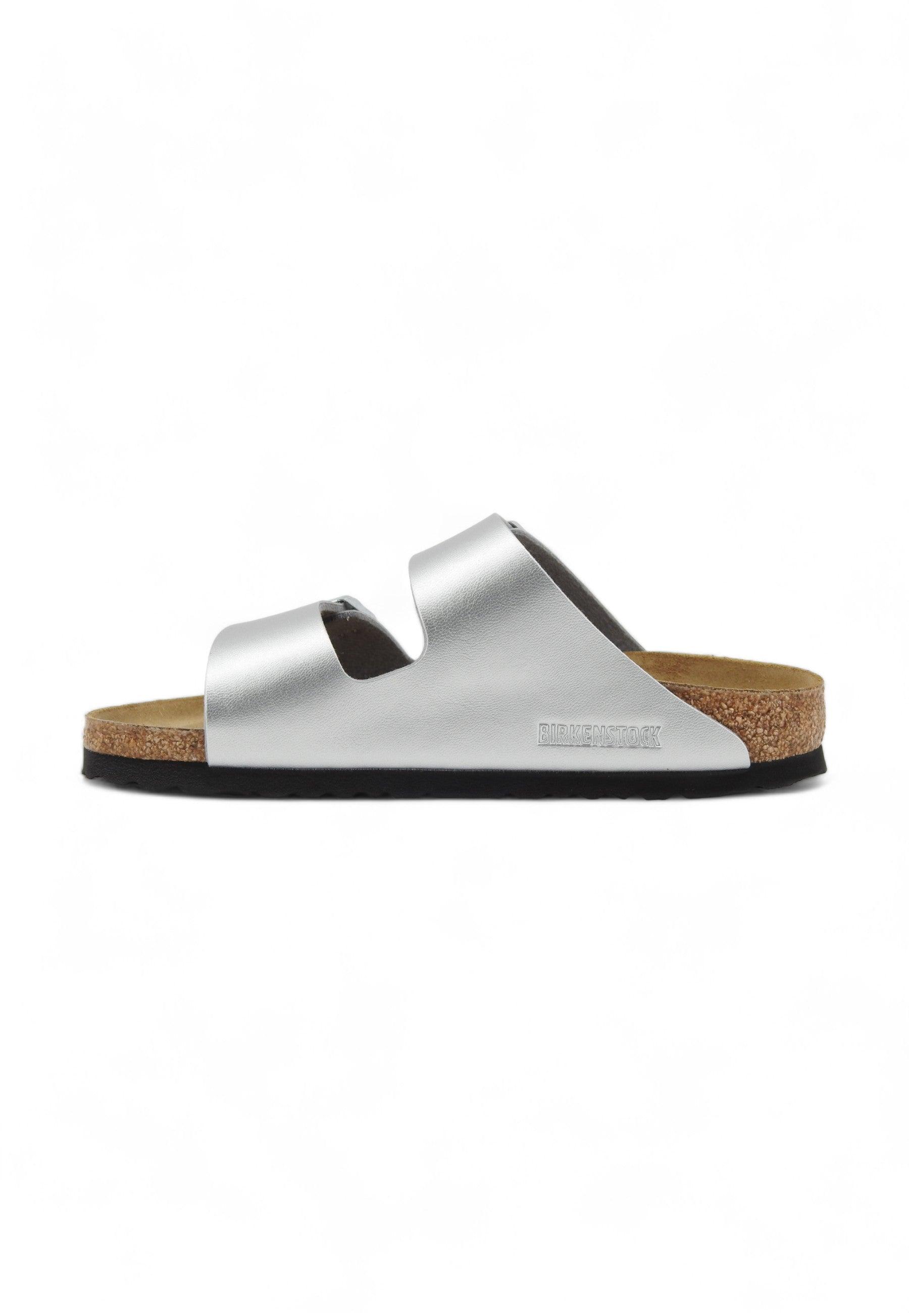 BIRKENSTOCK Arizona Ciabatta Donna Silver 1012283 - Sandrini Calzature e Abbigliamento
