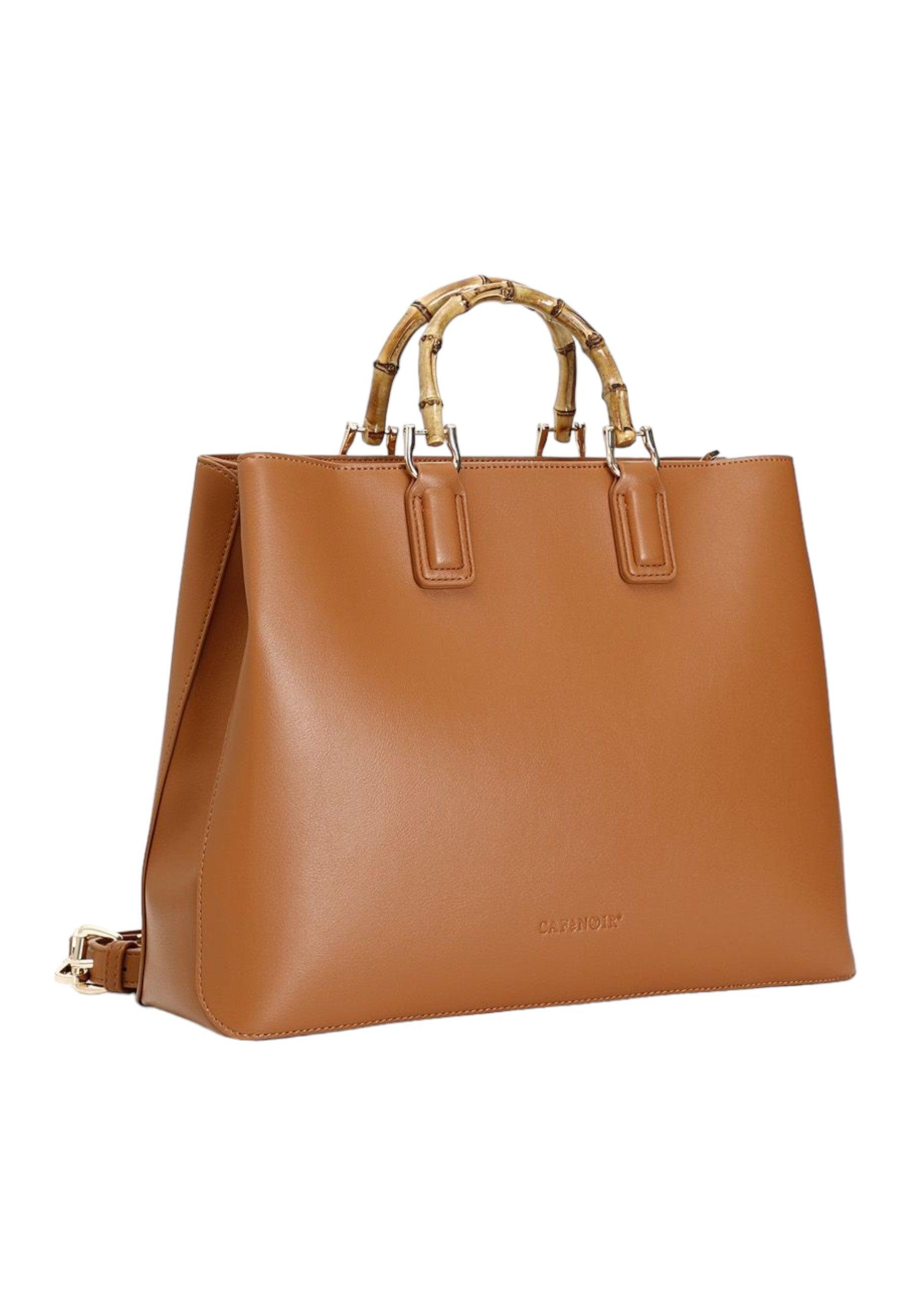 CAFENOIR Borsa Tote Donna Bamboo Cuoio WL0631 - Sandrini Calzature e Abbigliamento