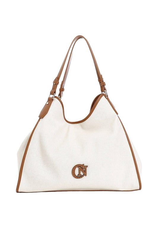 CAFENOIR Borsa Tote Donna Natural Bianco WI0630 - Sandrini Calzature e Abbigliamento