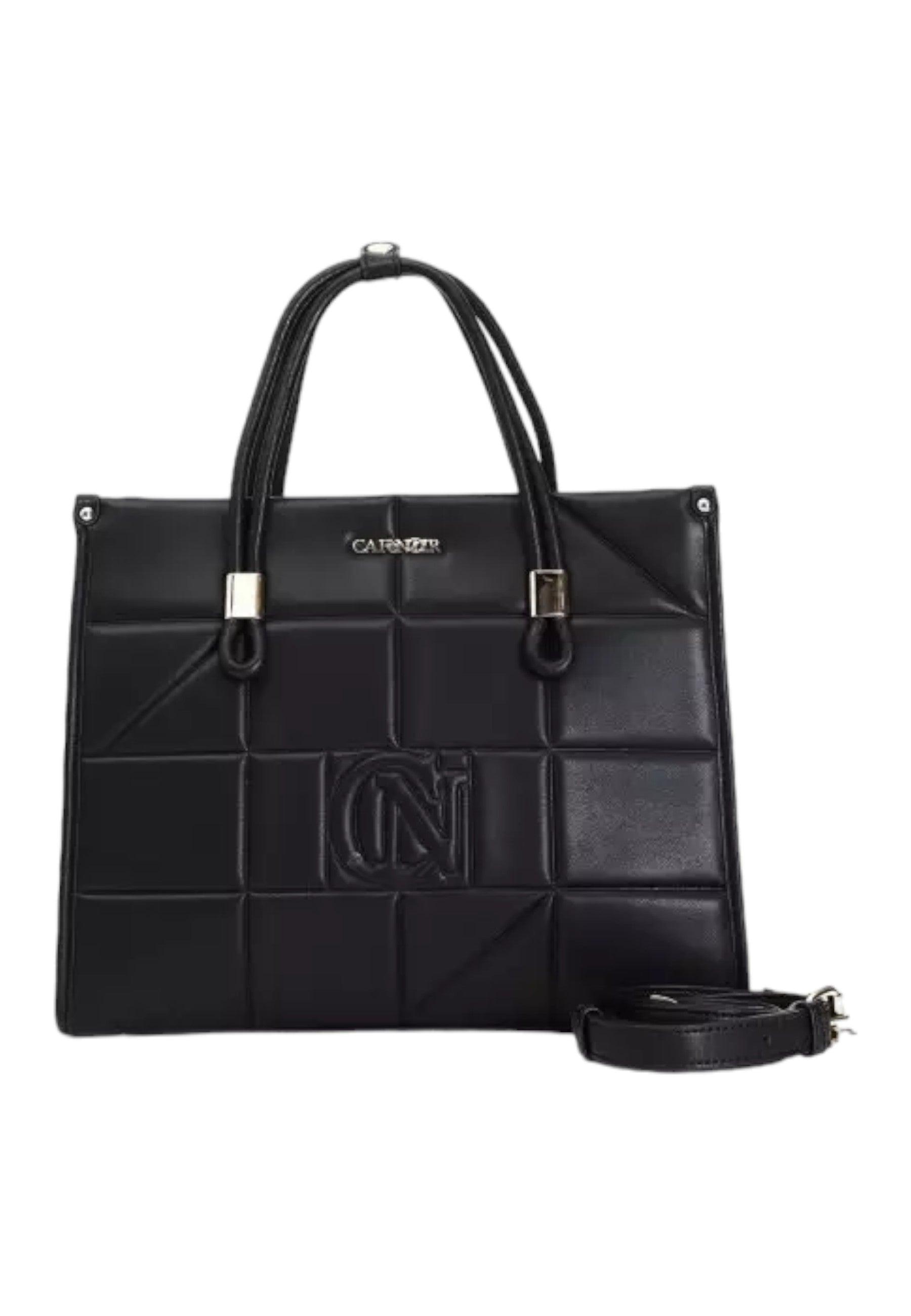 CAFENOIR Borsa Tote Donna Nero WA0601 - Sandrini Calzature e Abbigliamento