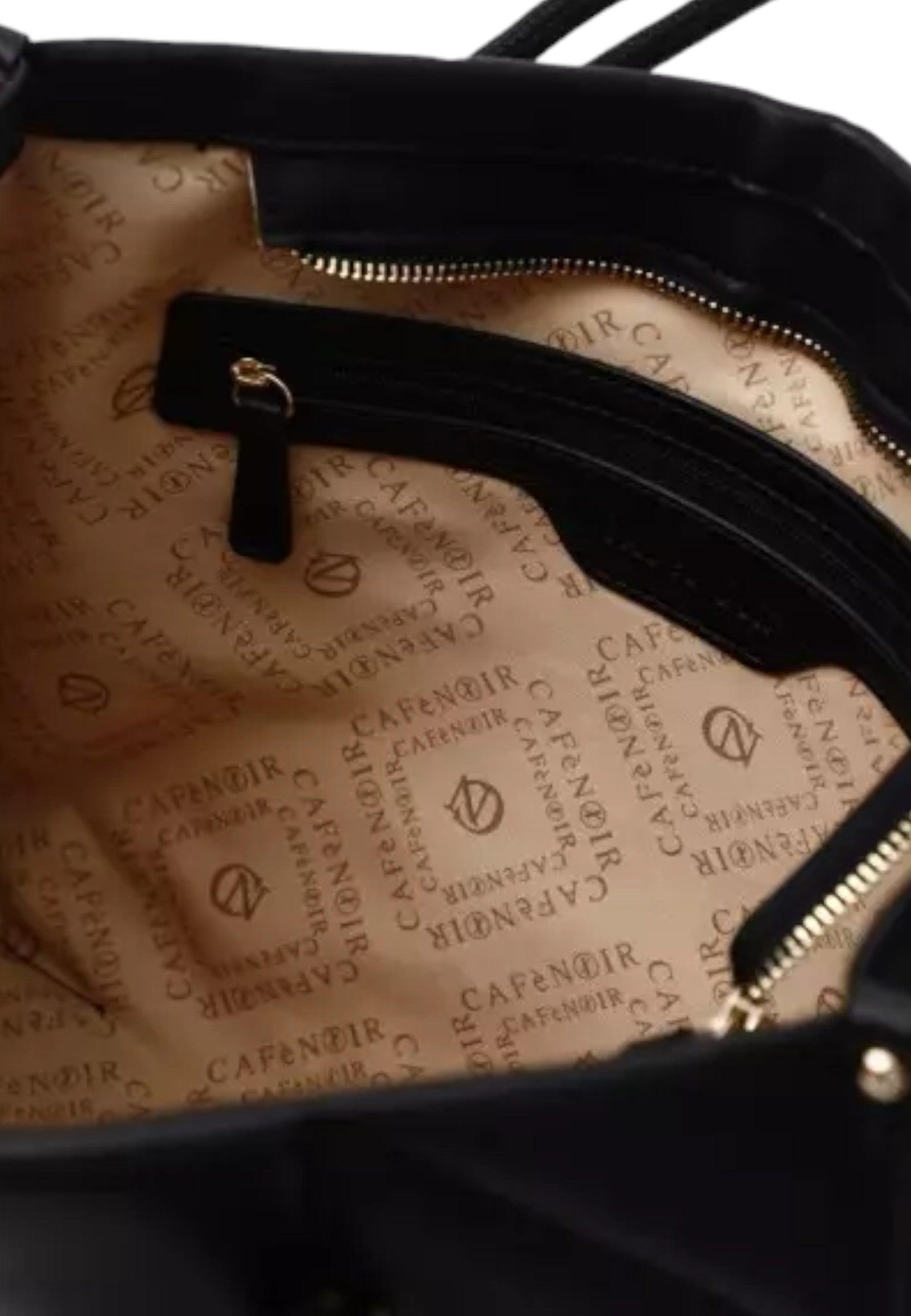 CAFENOIR Borsa Tote Donna Nero WA0601 - Sandrini Calzature e Abbigliamento