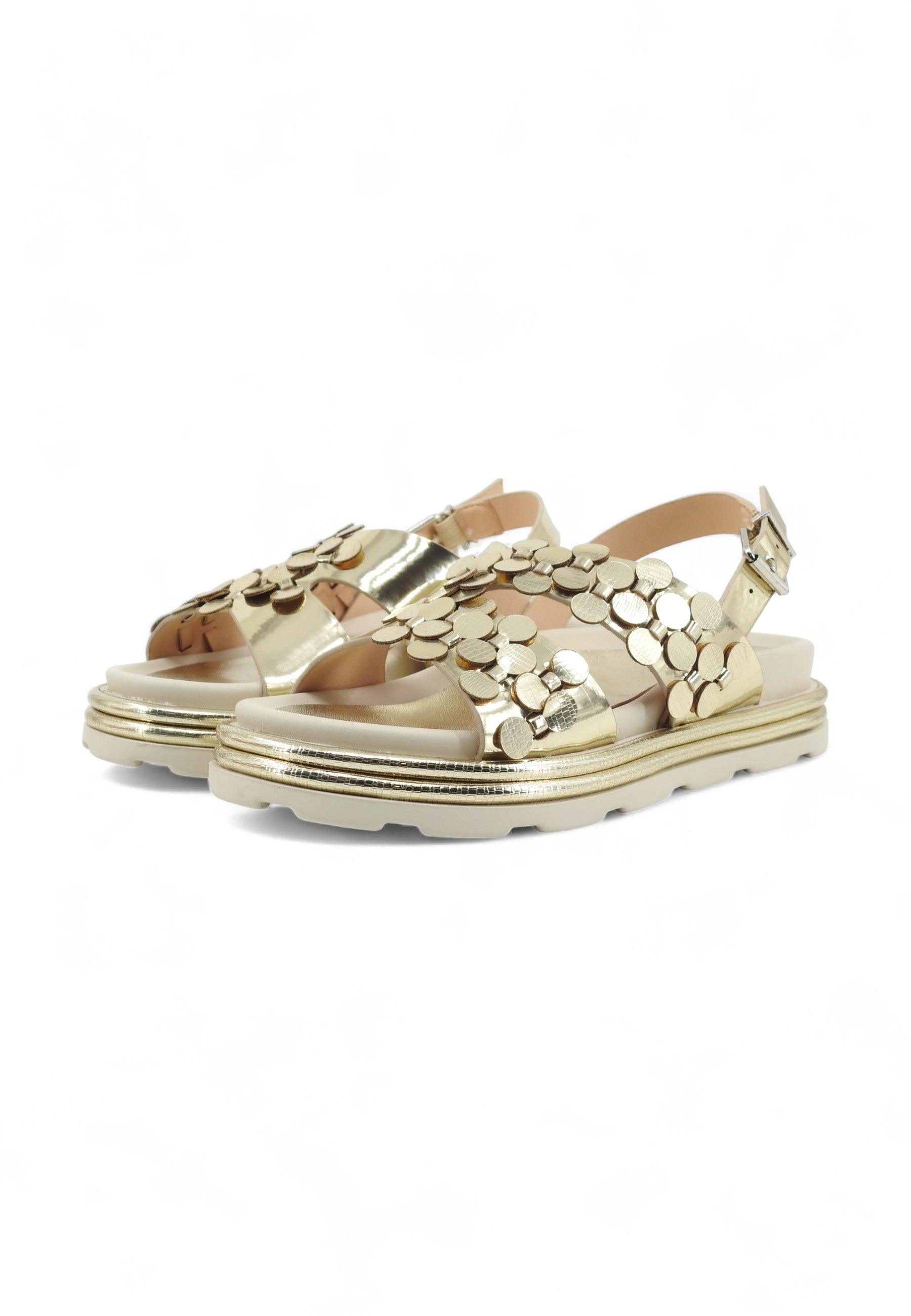 CAFENOIR Sandalo Donna Platino Oro GF9008 - Sandrini Calzature e Abbigliamento