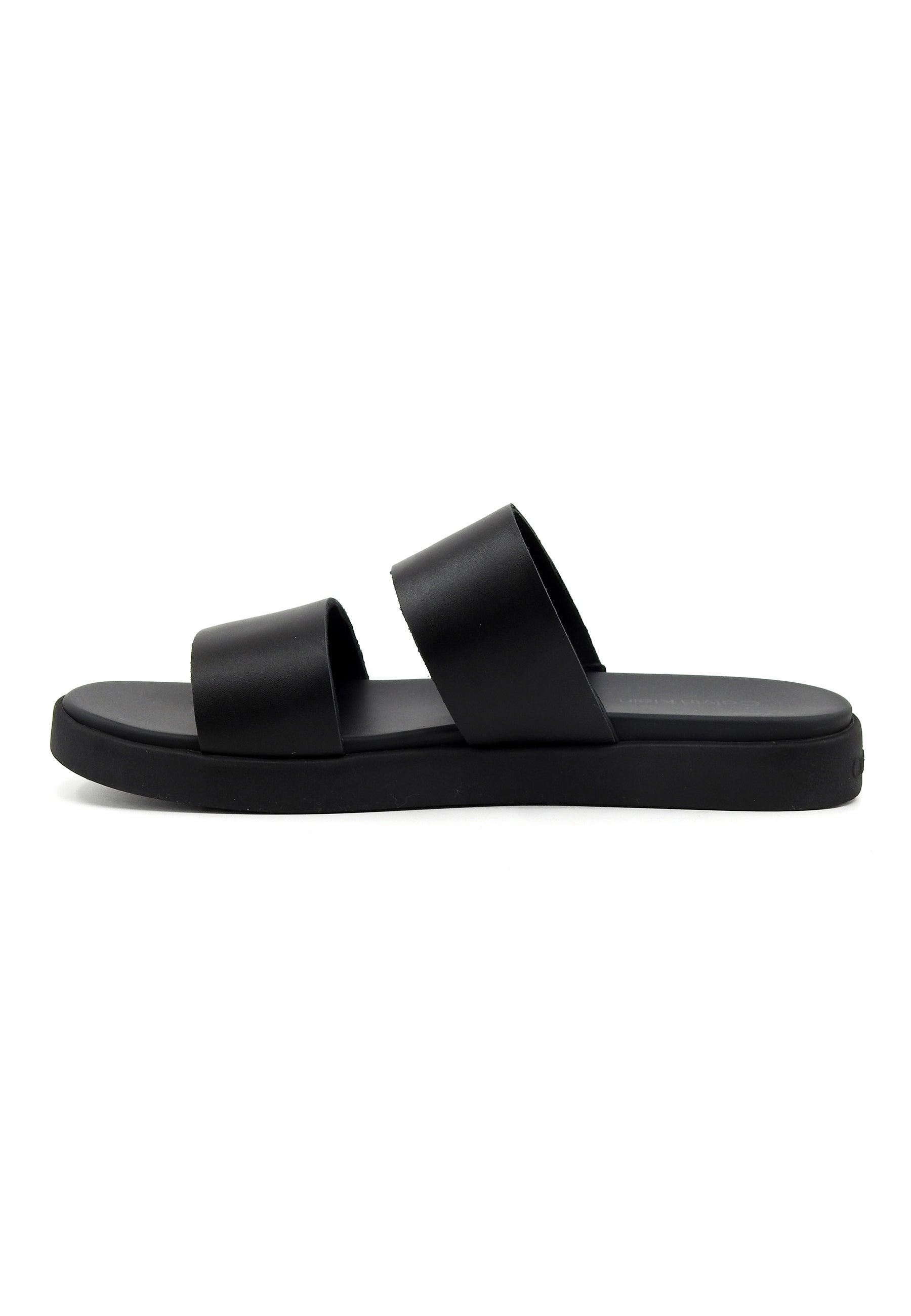 CALVIN KLEIN Ciabatta Uomo Black HM0HM1414 - Sandrini Calzature e Abbigliamento