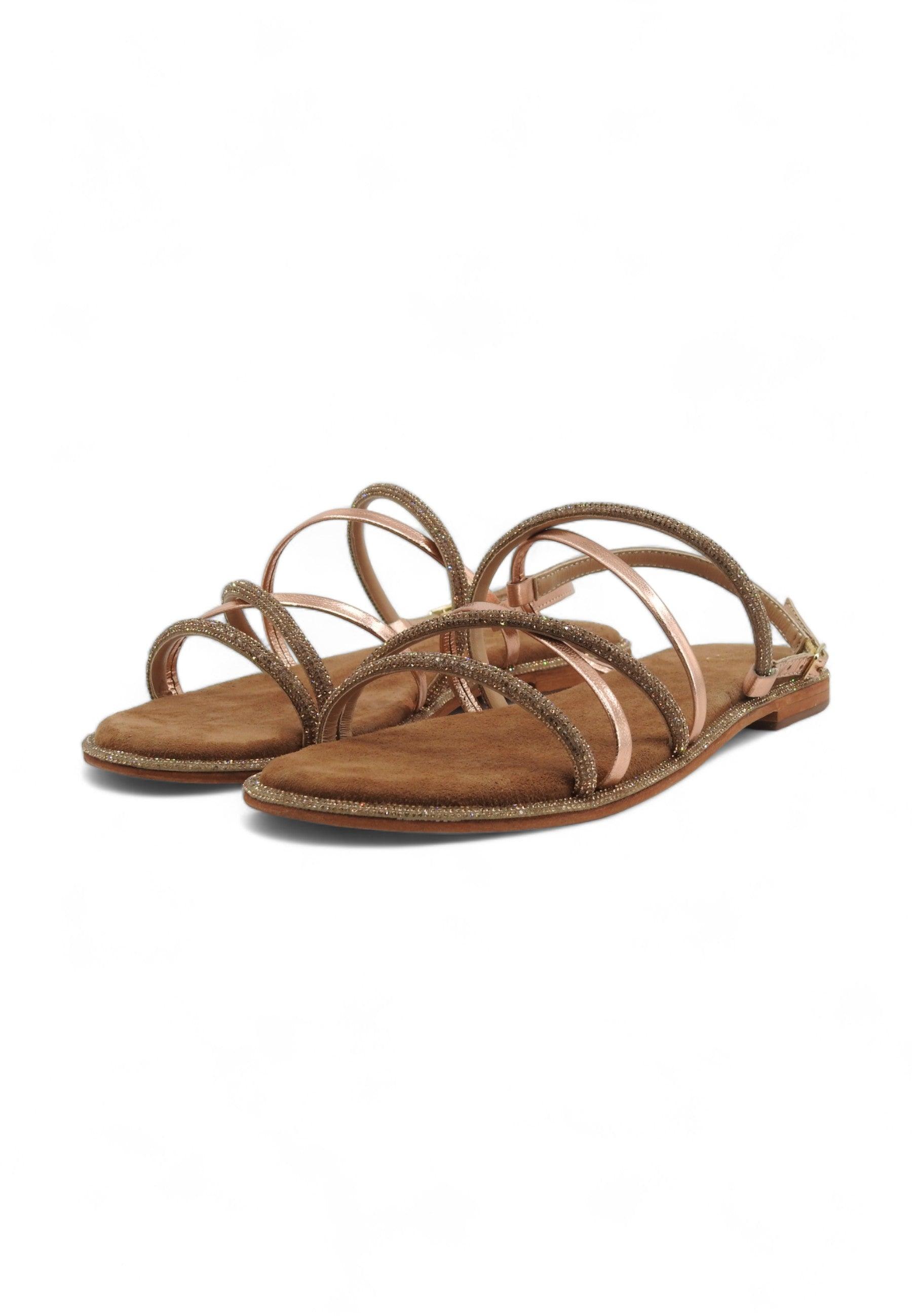 CB FUSION Sandalo Donna Pink Gold CBF.R224007 - Sandrini Calzature e Abbigliamento
