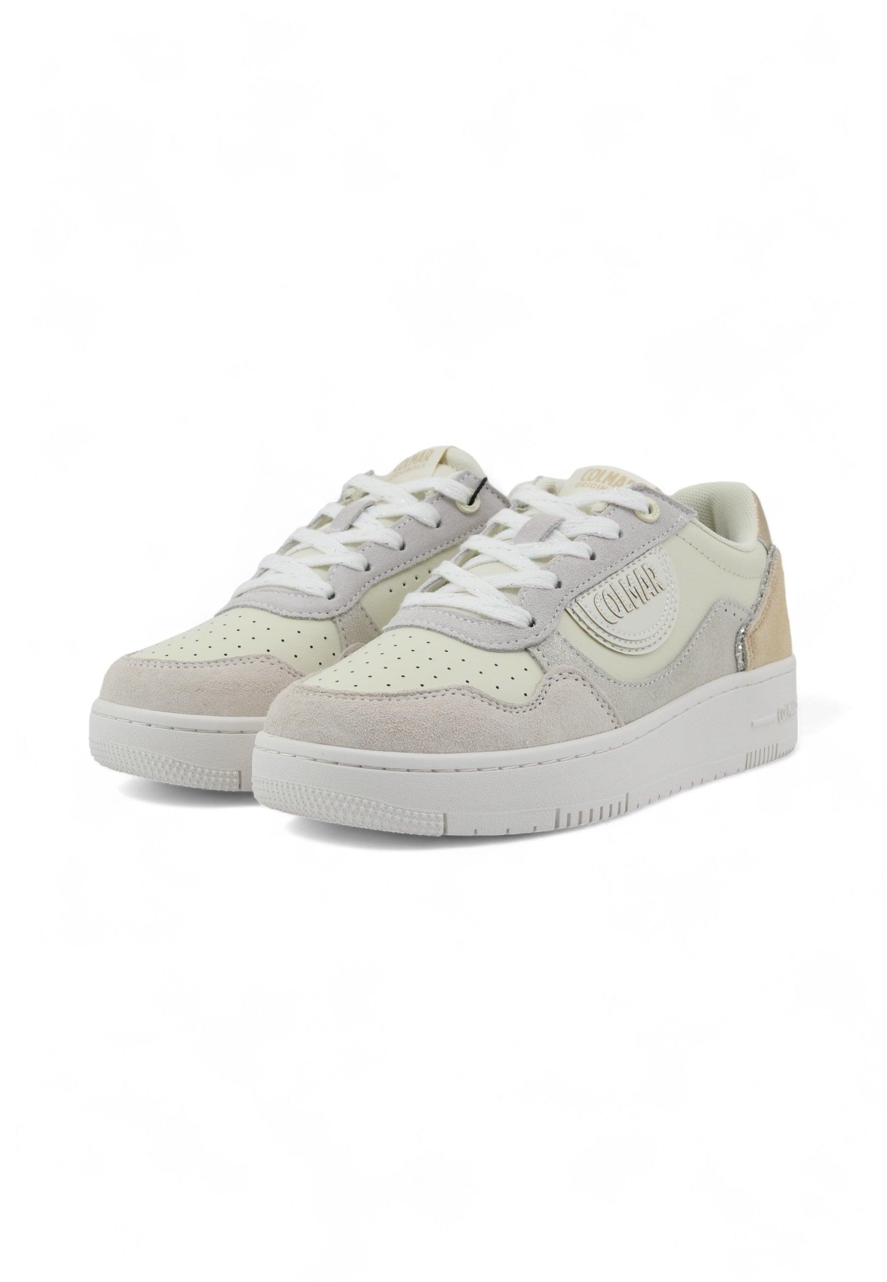 COLMAR Sneaker Donna Off White Gray Beige AUSTIN NEUTRAL - Sandrini Calzature e Abbigliamento
