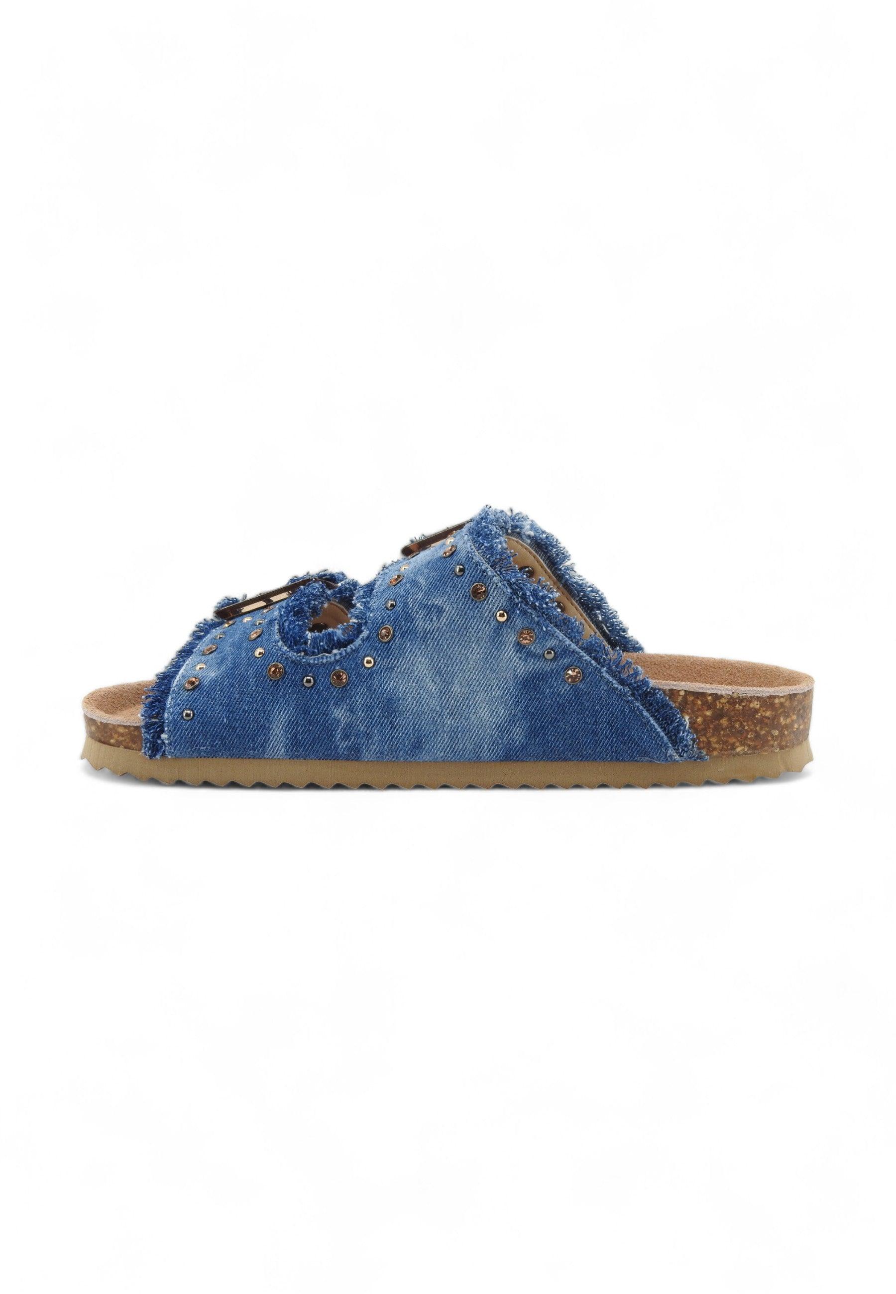 COLORS OF CALIFORNIA Ciabatta Donna Jeans Blu Denim HC.BIO406 - Sandrini Calzature e Abbigliamento