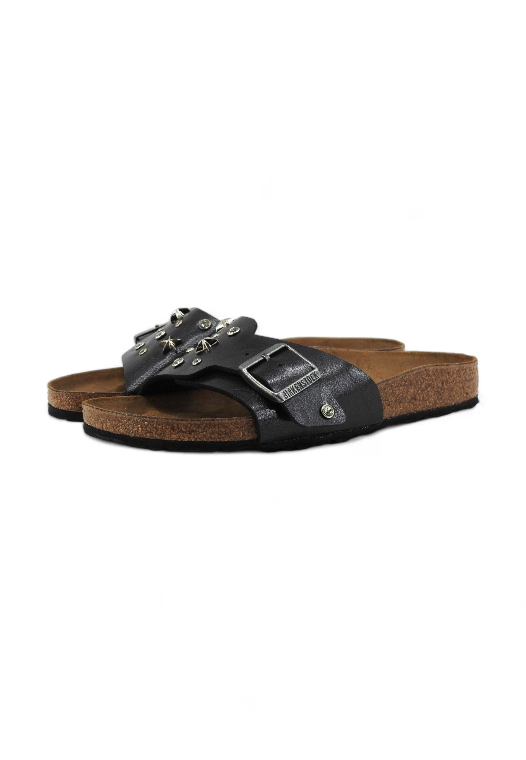 CUSTOM / BIRKENSTOCK Ciabatta Borchie Black 1026617 - Sandrini Calzature e Abbigliamento