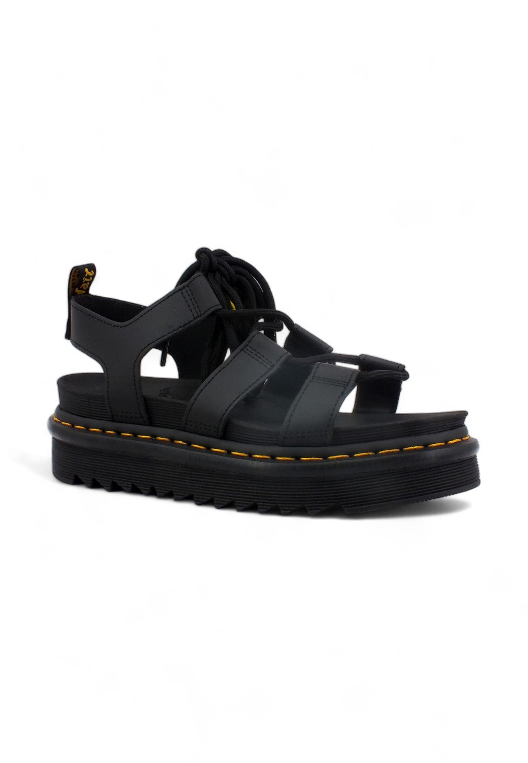 DR. MARTENS Nartilla Hydro Sandalo Donna Black NARTILLA-24641001 - Sandrini Calzature e Abbigliamento