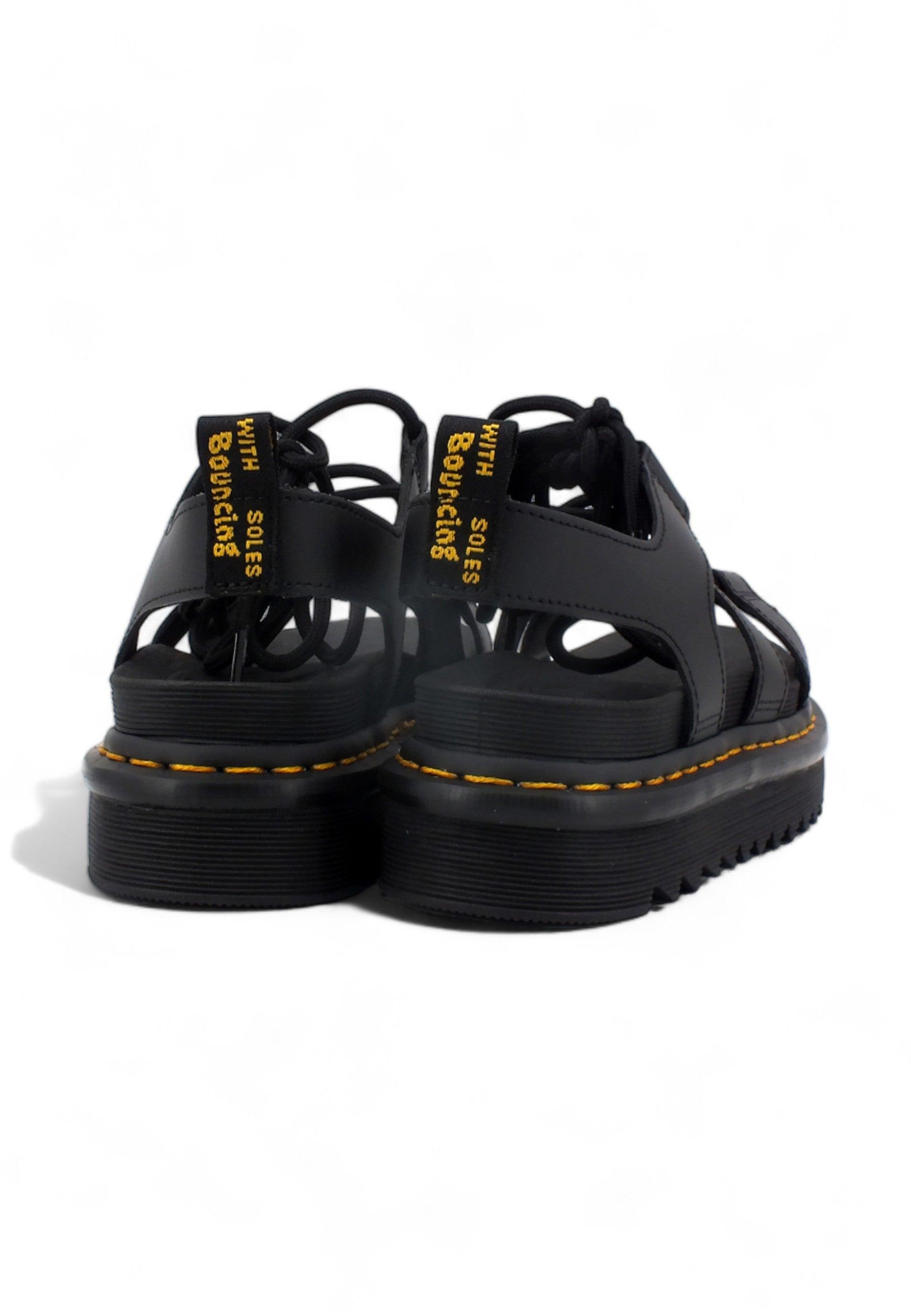 DR. MARTENS Nartilla Hydro Sandalo Donna Black NARTILLA-24641001 - Sandrini Calzature e Abbigliamento