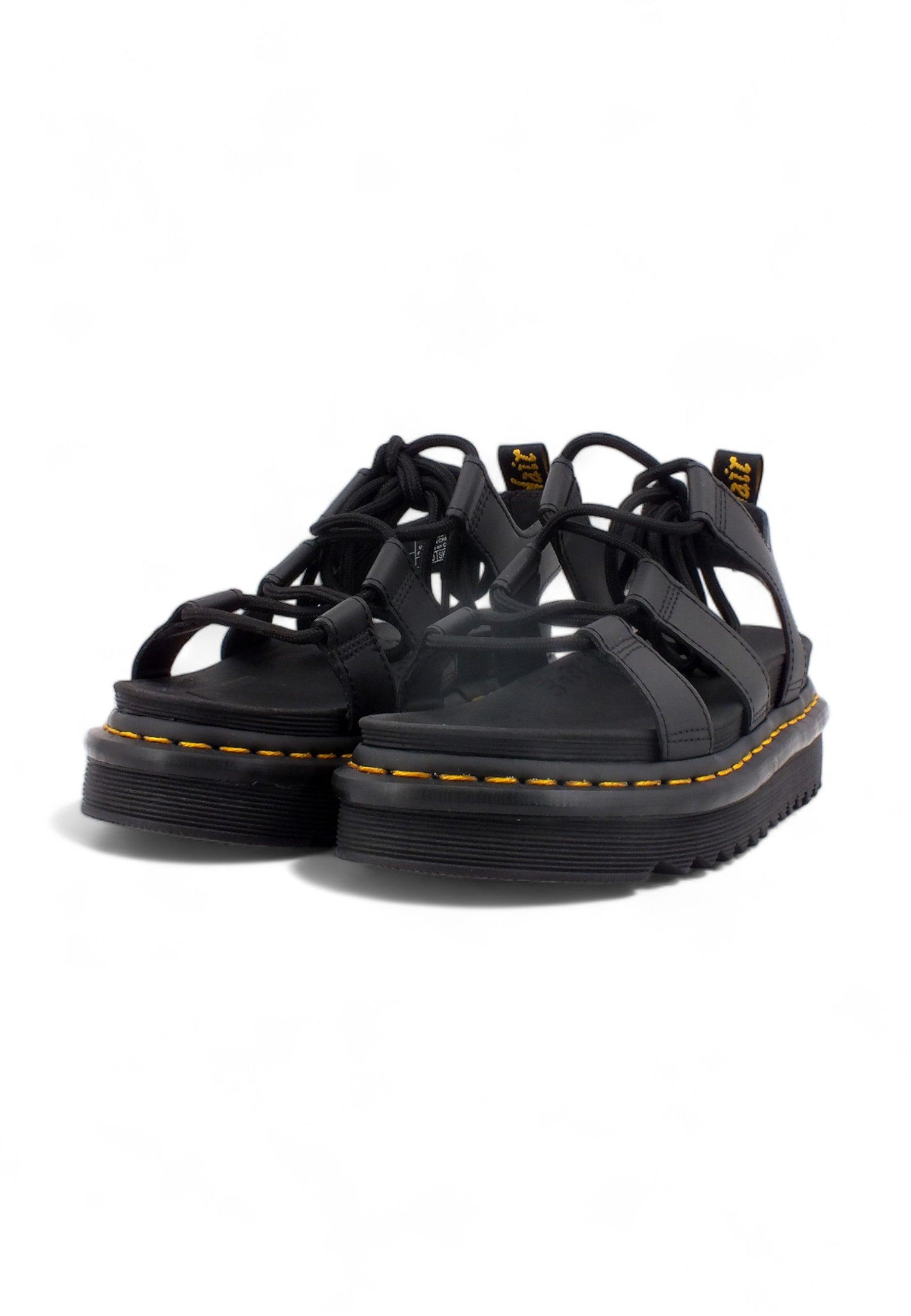 DR. MARTENS Nartilla Hydro Sandalo Donna Black NARTILLA-24641001 - Sandrini Calzature e Abbigliamento